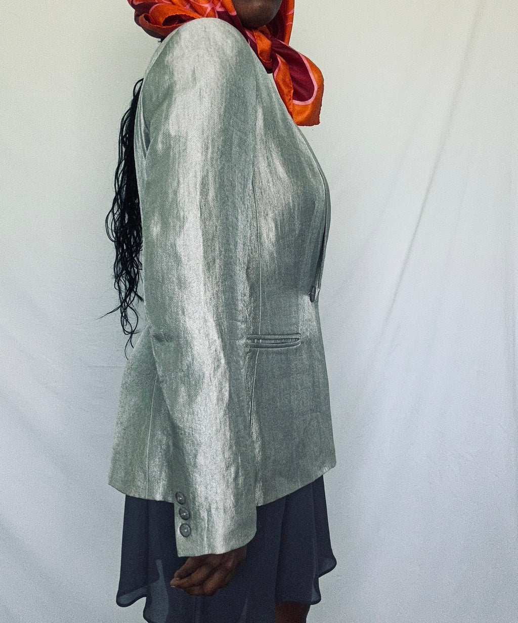 SILVER BLAZER